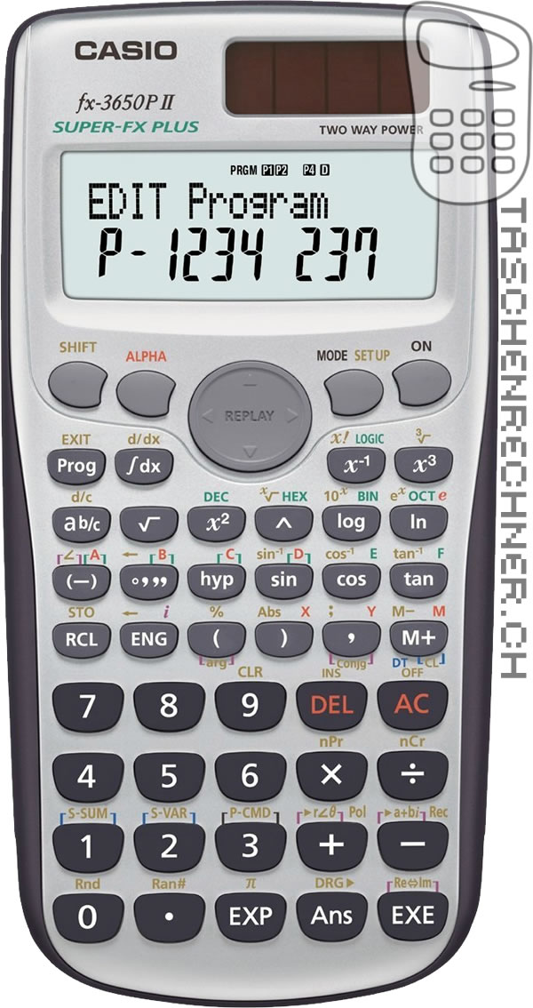 Casio FX-3650P II —Achetez maintenant sur .