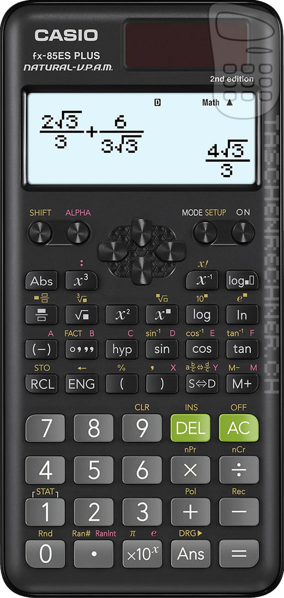 Casio FX-85ES PLUS 2nd edition —Achetez maintenant sur .