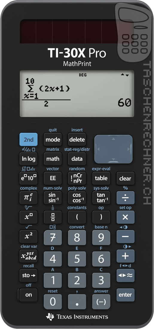 TI-30X Pro MathPrint —Achetez maintenant sur .